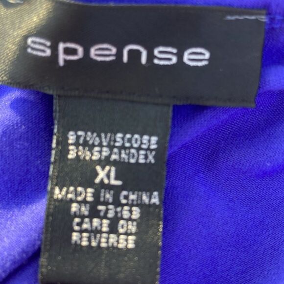 Spense Purple tiered maxi dress XL - Picture 2 of 7